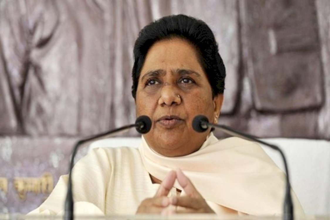 Mayawati-Addresses-Election-Rally-In-Up’s-Amroha