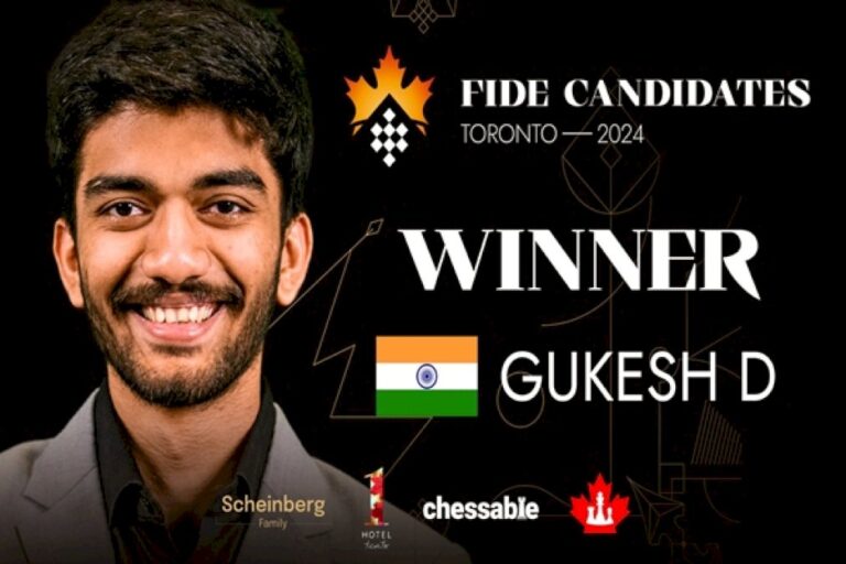 India’s-17-Year-Old-D-Gukesh-Wins-Candidates-Chess-Tournament:-Creates-History-By-Becoming-Youngest-Challenger-For-World-Championship-Title
