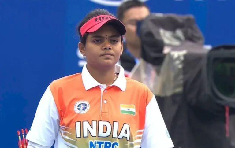 Jyothi-Vennam-Secures-Hat-Trick-Of-Gold-Medals-At-Archery-World-Cup-Stage-1
