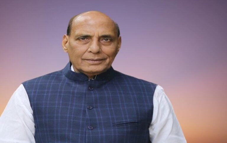 Senior-Bjp-Leader-&-Union-Minister-Rajnath-Singh-Says-Bjp’s-Manifesto-Is-Guarantee-Of-Creating-A-New,-Self-Reliant-And-Developed-India