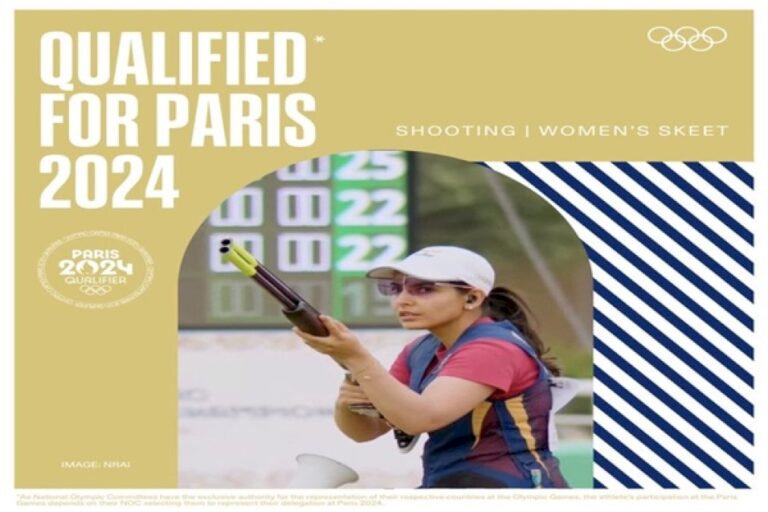 Maheshwari-Chauhan-Secures-Olympic-Quota-For-India-With-Silver-In-Shotgun-Olympic-Qualification-Championship