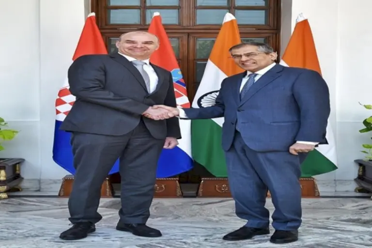 India-And-Croatia-Conduct-11Th-Foreign-Office-Consultations-In-New-Delhi