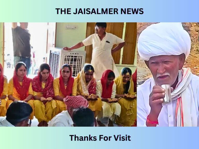 A Grandfather Arranged The Simultaneous Marriage Of His 12 Granddaughters And 5 Grandsons In The Village Of Lalmadesar Chhota In Nokha Tehsil