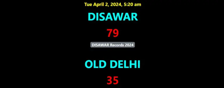 Satta King Disawar Result 2 April 2024