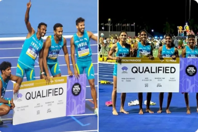 Indian-Men’s-And-Women’s-4×400-Metre-Relay-Teams-Qualify-For-Paris-Olympics