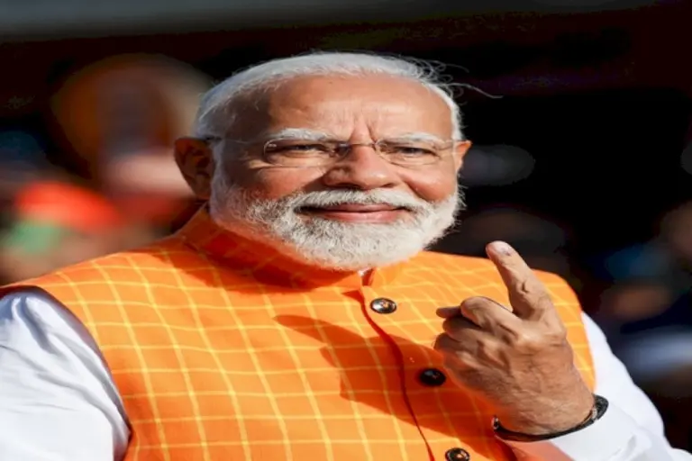 Pm-Modi-Casts-His-Vote-In-Third-Phase-Of-Lok-Sabha-Elections