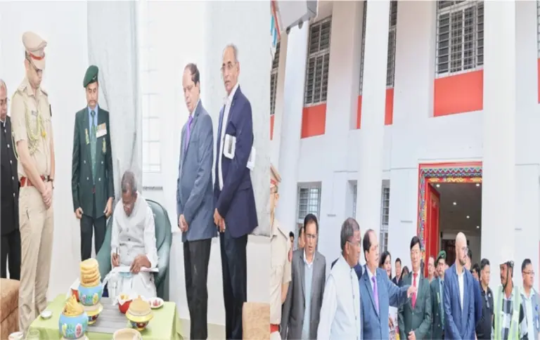 Sikkim-Governor-Visits-Sikkim-Central-University-Campus-In-Yangang