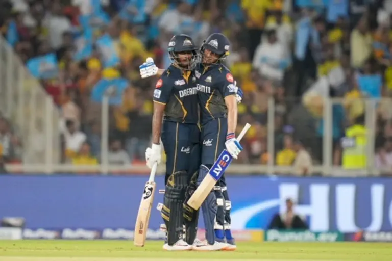 In-Ipl-Cricket;-Match-Underway-Between-Gujarat-Titans-And-Chennai-Super-Kings-At-Ahmedabad