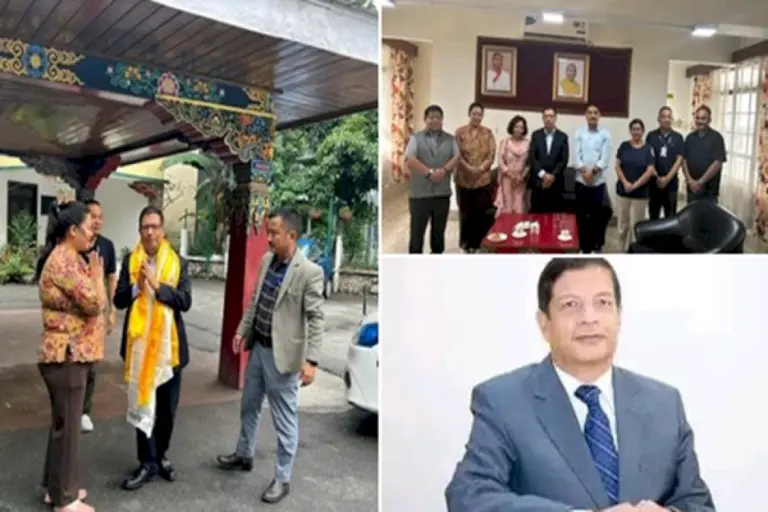 Nepal’s-Ambassador-To-India-Arrives-In-Sikkim-To-Attend-38Th-India-Nepal-Foundation-Board-Meeting
