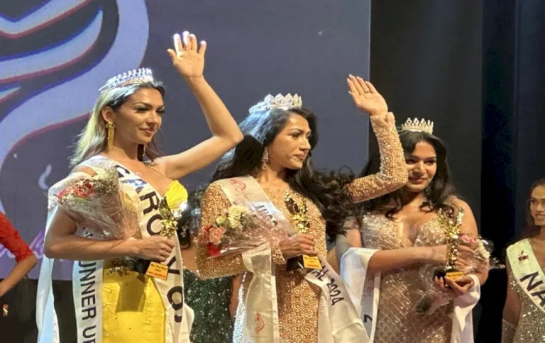 Anmol-Rai,-A-Transwoman Crowned-As-Miss-Pink-Nepal-2024-In-Gala-Event,-Kathmandu