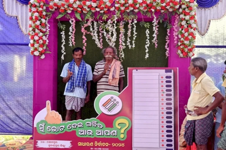 Polling-For-Second-Phase-Of-Odisha-Assembly-Elections-Also-Being-Held