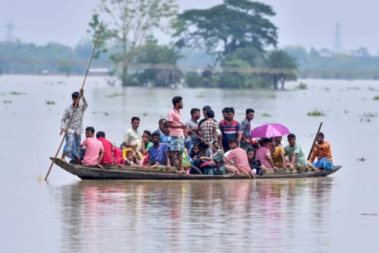 Flood-Situation-Worsens-In-Assam;-Over-3-Lakh-People-Affected-Across-11-Districts