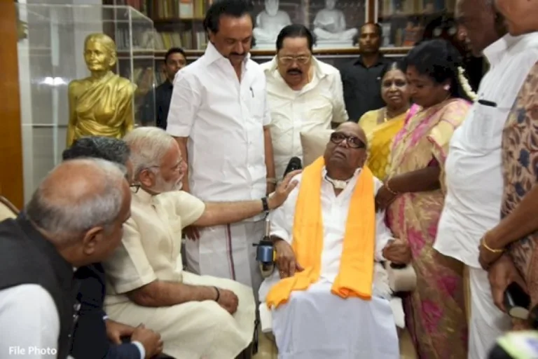 Pm-Modi-Pays-Tributes-To-Kalaignar-Karunanidhi-On-His-100Th-Birth-Anniversary